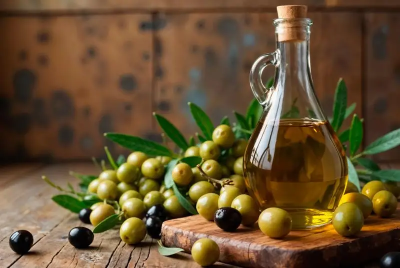 ’olio d’oliva extra vergine e i suoi effetti su cuore e cervello: come i grassi sani e i polifenoli supportano la salute cardiovascolare e le funzioni cognitive.